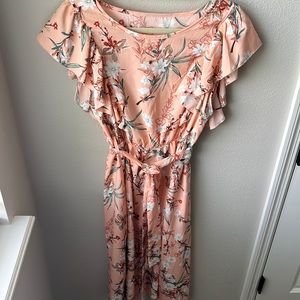 Dress w/Sash Tie - Size 1XL - EUC - Shein - Poly/Spandex